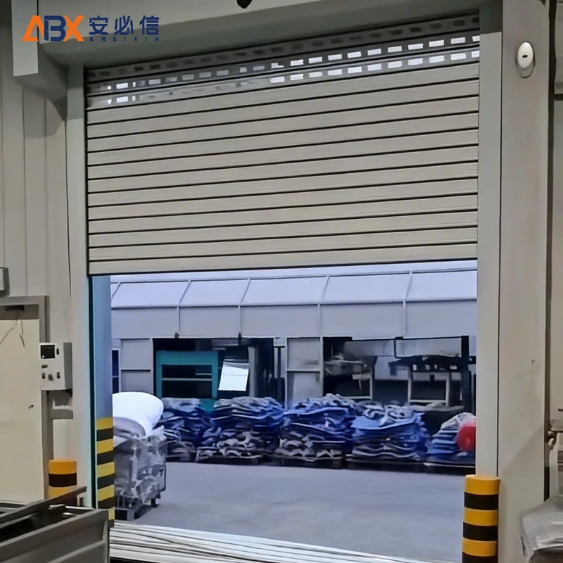 盐城螺旋式高速门项目案例｜安必信工业门厂家